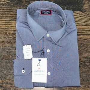 NEW! UNTUCKit button up size large long sleeve